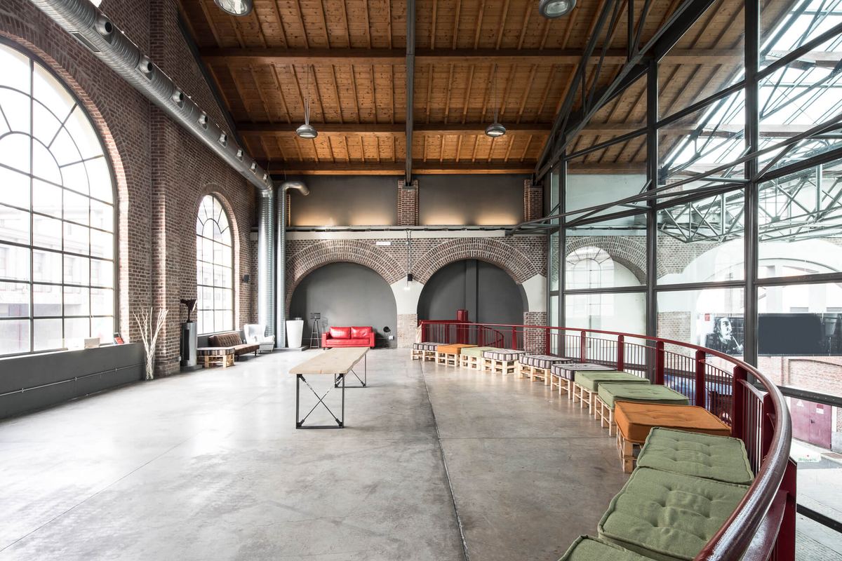 Fabbrica del Vapore: interno della location per eventi a Milano